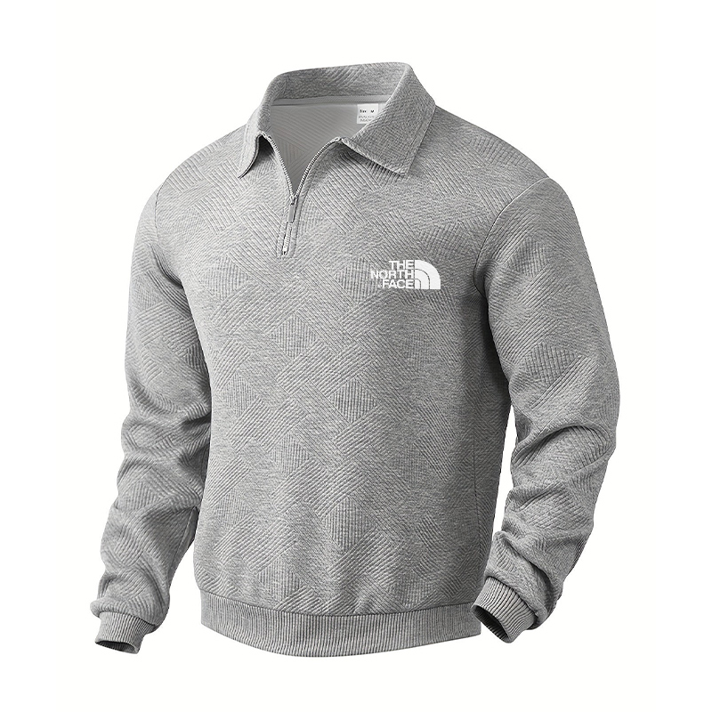 Maglione da giacca con mezza zip lavorato a maglia autunno e inverno