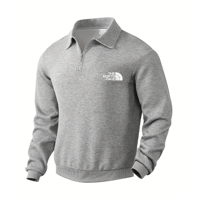 Maglione da giacca con mezza zip lavorato a maglia autunno e inverno