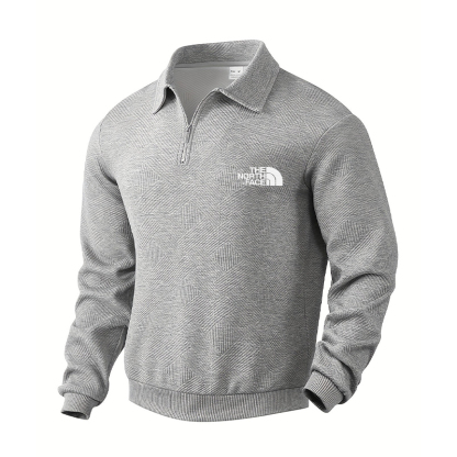 Maglione da giacca con mezza zip lavorato a maglia autunno e inverno