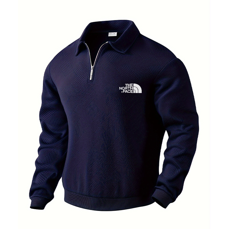 Maglione da giacca con mezza zip lavorato a maglia autunno e inverno