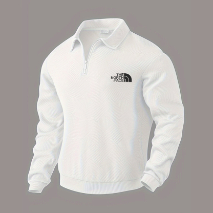 Maglione da giacca con mezza zip lavorato a maglia autunno e inverno