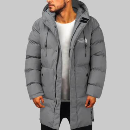 TNF®-Giacca con cappuccio classica da uomo di media lunghezza