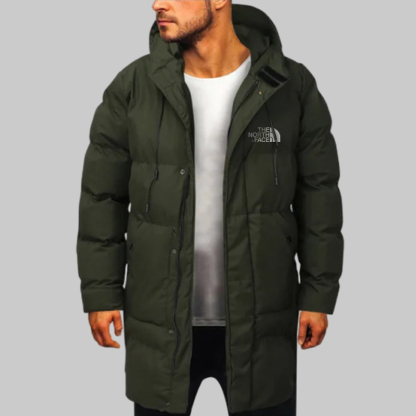 TNF®-Giacca con cappuccio classica da uomo di media lunghezza