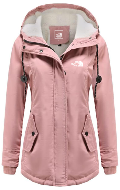 The Nokdjrth Face - Parka Donna Impermeabile Foderato in Pile