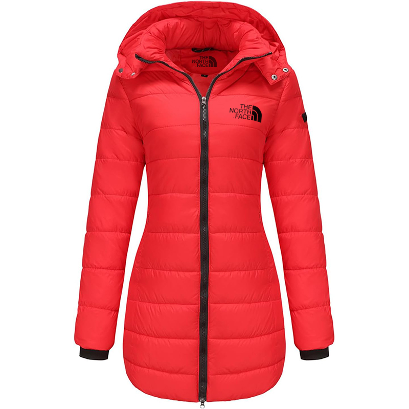 2025 TNF®- Chaqueta con capucha de largo medio y corte ajustado para mujer