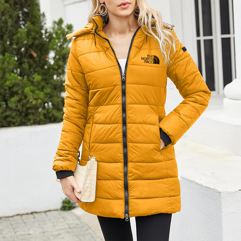 2025 TNF®- Chaqueta con capucha de largo medio y corte ajustado para mujer
