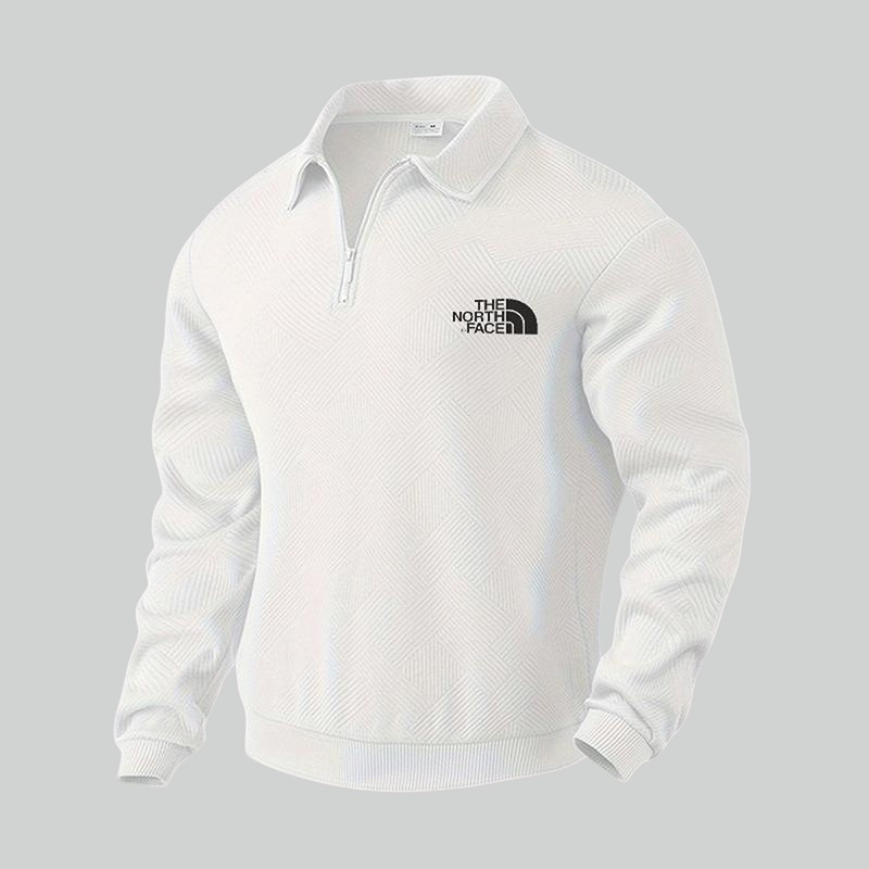 Maglione da giacca con mezza zip lavorato a maglia autunno e inverno