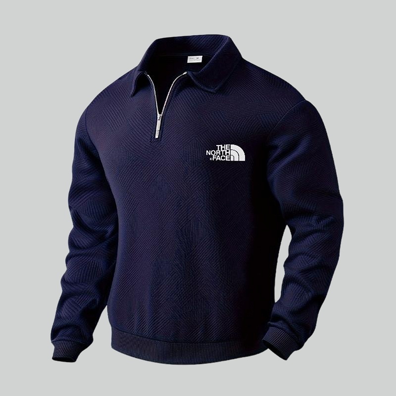 Maglione da giacca con mezza zip lavorato a maglia autunno e inverno