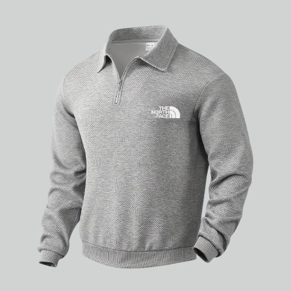 Maglione da giacca con mezza zip lavorato a maglia autunno e inverno