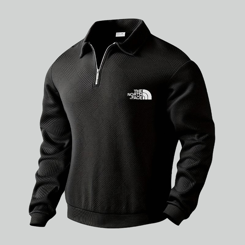 Maglione da giacca con mezza zip lavorato a maglia autunno e inverno