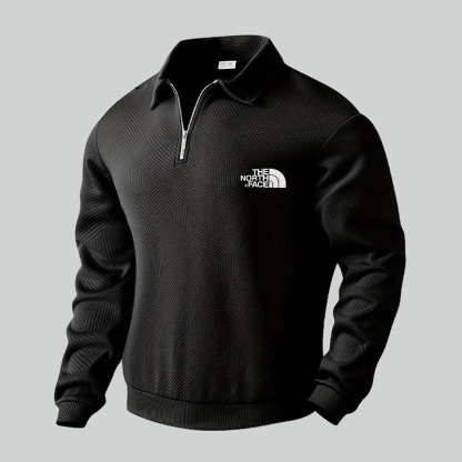 Maglione da giacca con mezza zip lavorato a maglia autunno e inverno