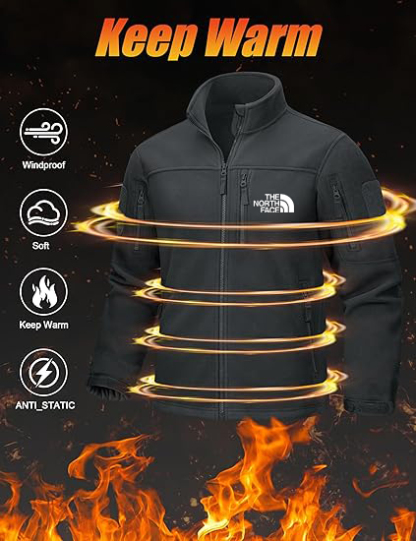 The Nokdjrth Face-Men's Fleece Jacket