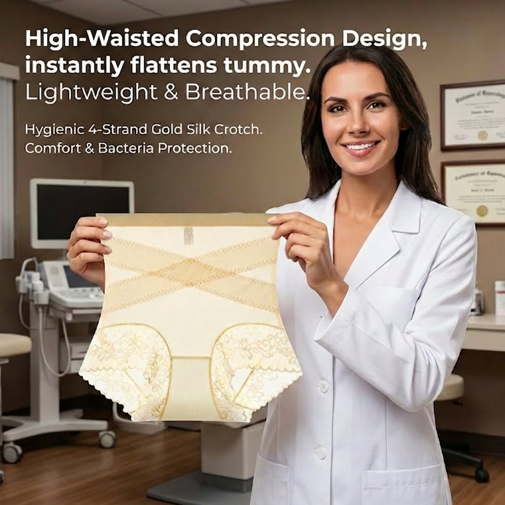 【👩‍⚕️Recommended by Gynecologists】 👙7A Antibacterial Tummy-Control Panties