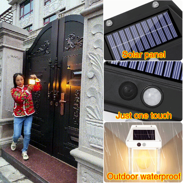 Solar lamp tungsten wall lamp