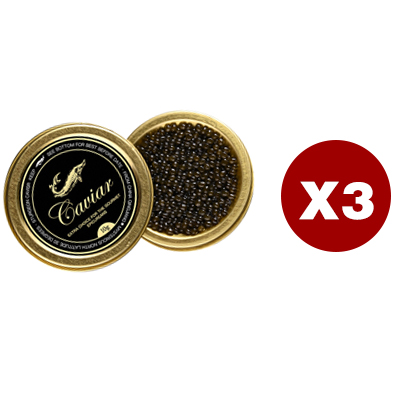 Russian imported sturgeon black caviar