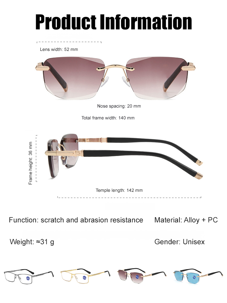 Smart Zoom Reading Glasses