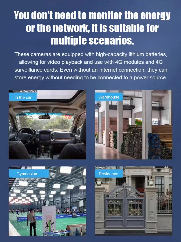 【3 Megapixel Ultra Clear】Wireless Remote HD Surveillance Camera