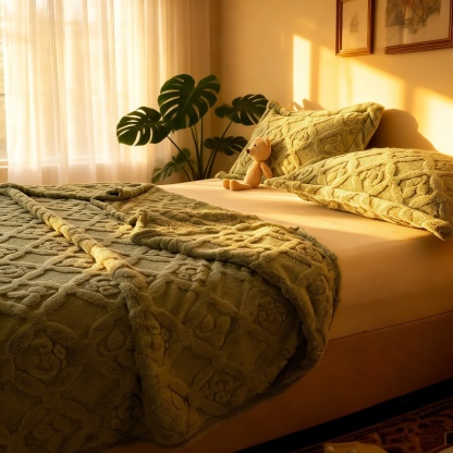 Soft Warm Coral Fleece Blanket