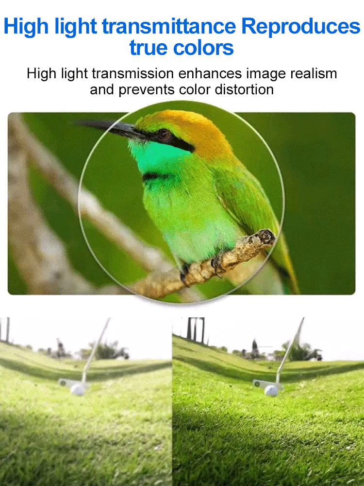 Color-changing anti-blue light reading glasses