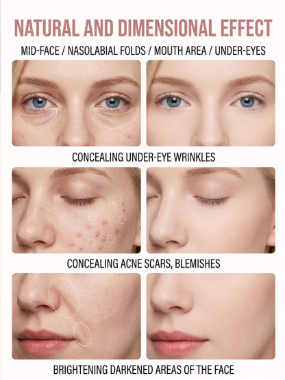 30-second tear trough dual-tone highlighter palette