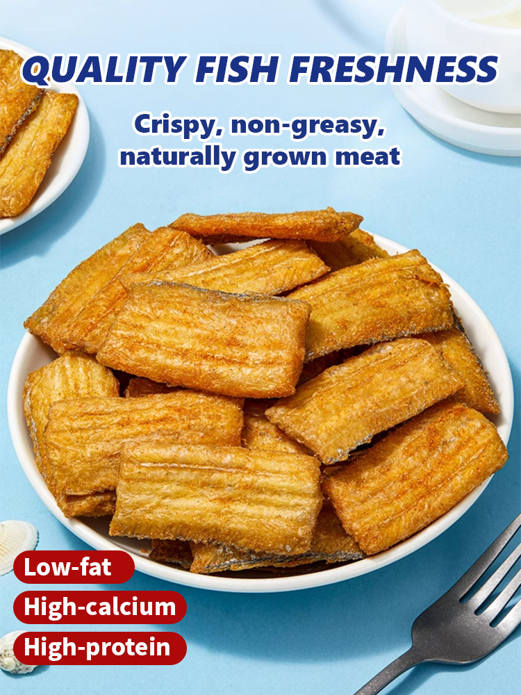 Sea specialty crispy fish puff pastry