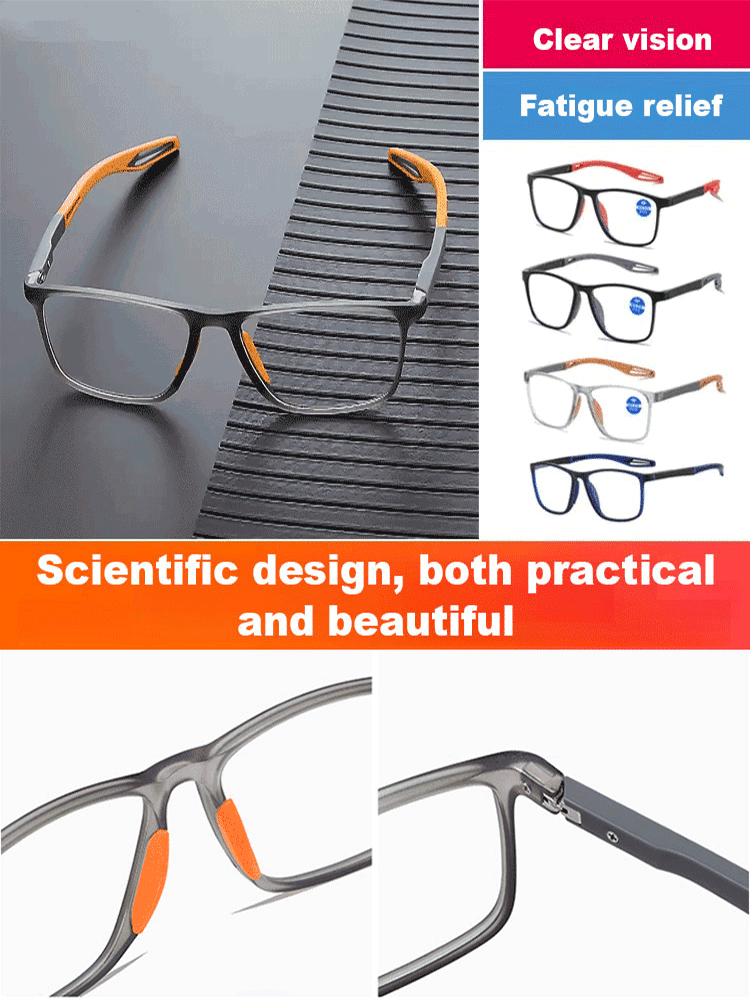 Ultraleichte, bequeme Lesebrille mit Blaulichtfilter