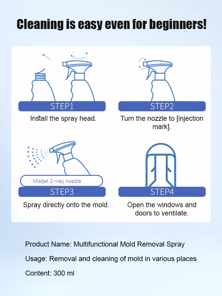[No Wiping Required] Multi-functional Mold Removal Spray