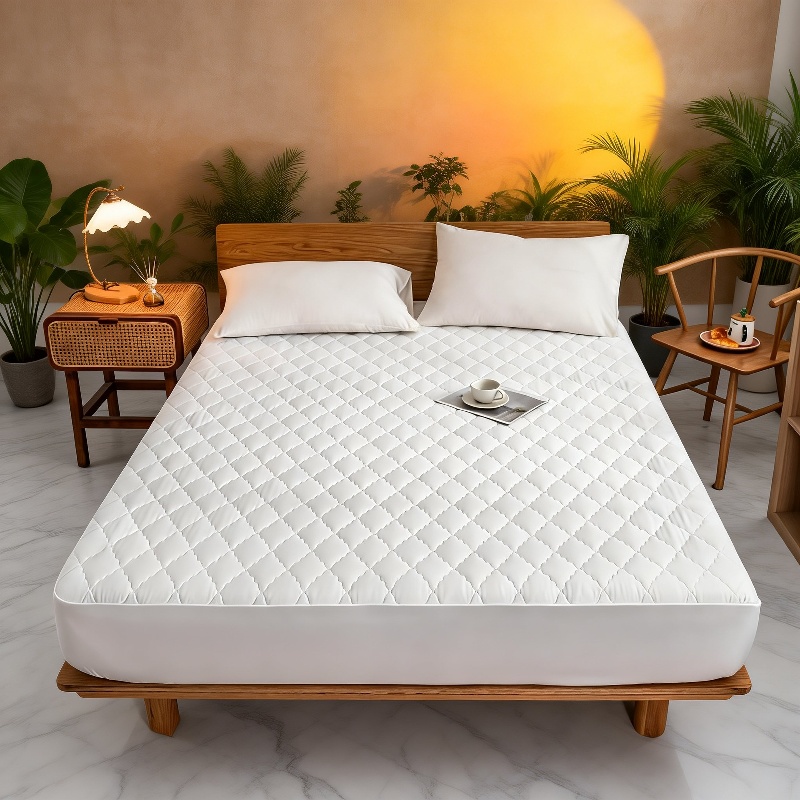 All-inclusive thickened mattress protector close-up