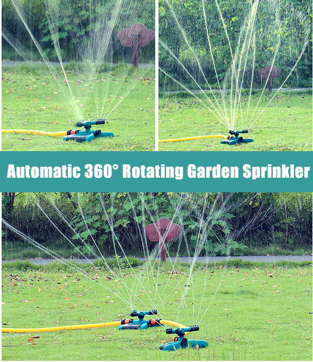 Automatic 360° Rotating Garden Sprinkler
