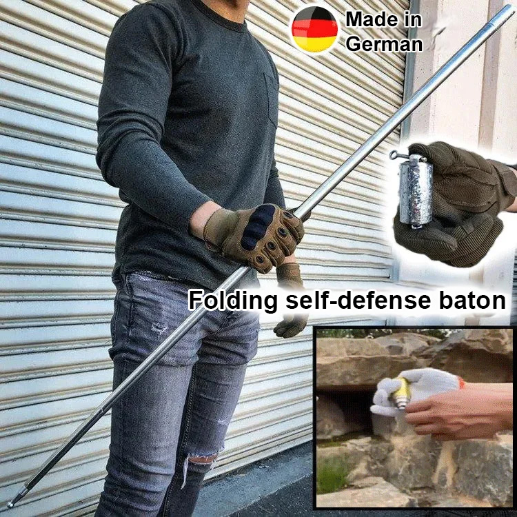 Telescopic deformation metal rod