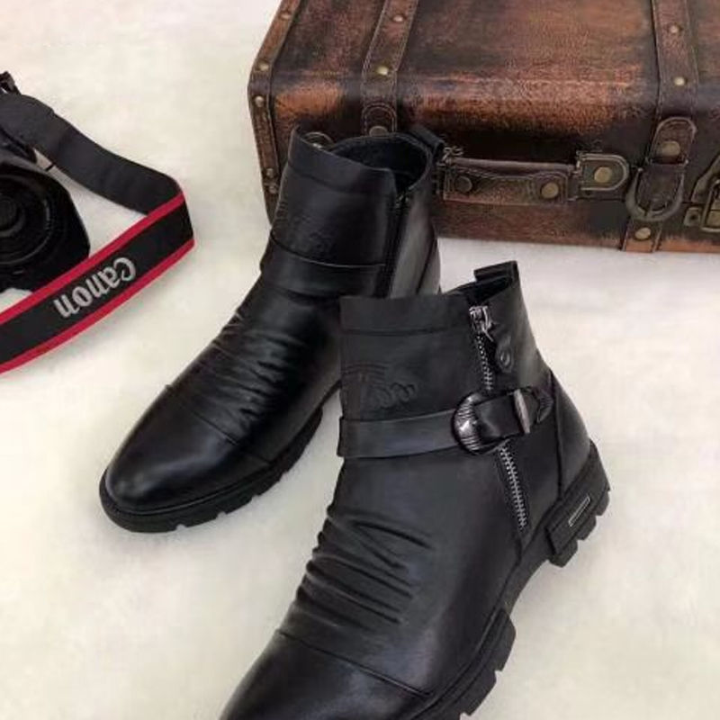 Spain Imported Cowhide Martin Boots