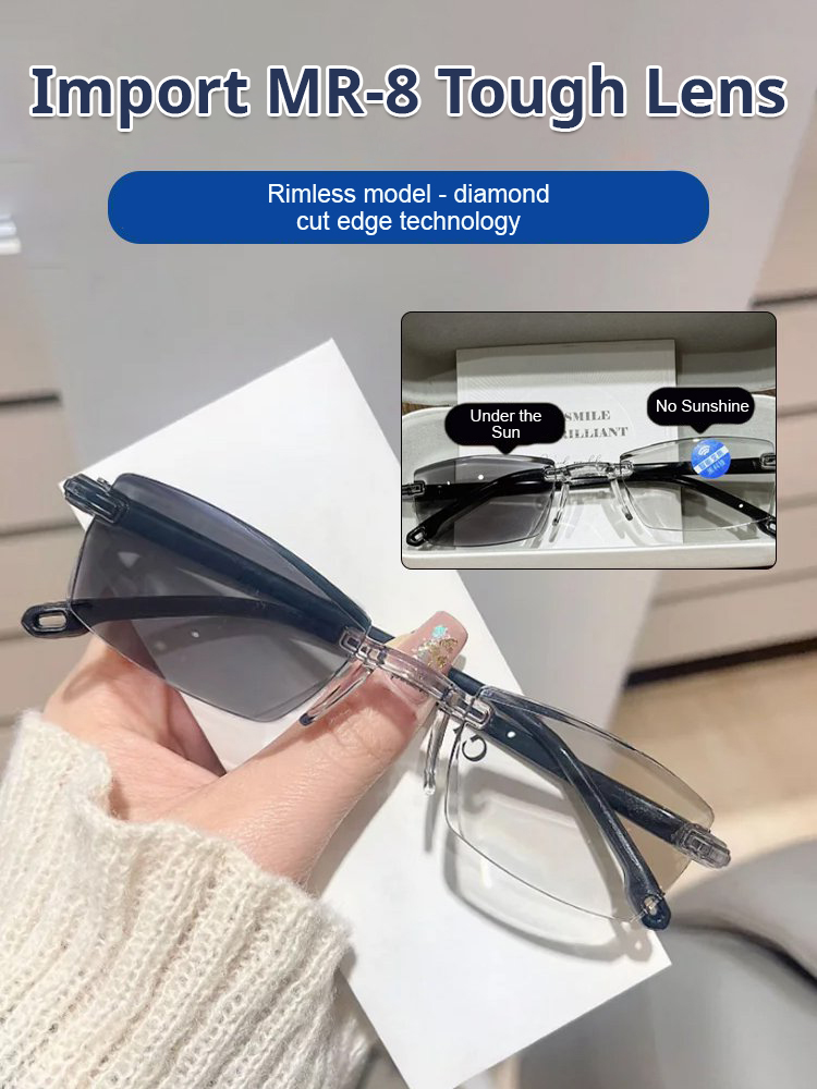 【Jointly Developed by Leading Eye Hospitals】Smart Photochromic and Adjustable Focus Glasses