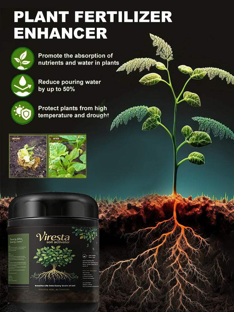 Plant fertilizer enhancer