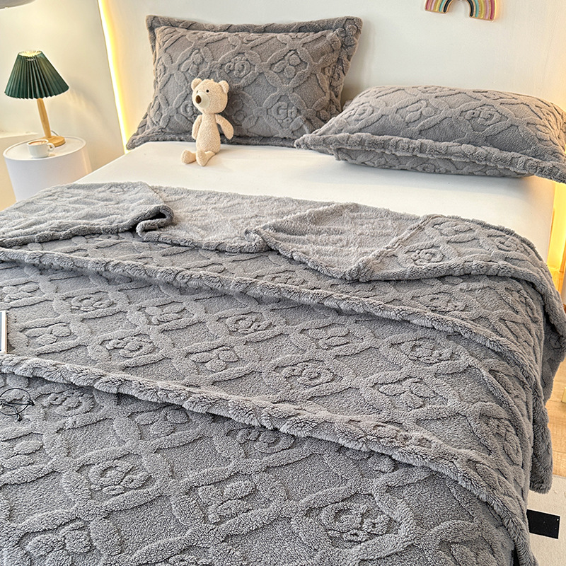 Soft Warm Coral Fleece Blanket