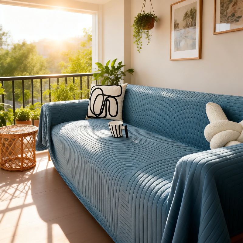 High-grade full-cover sofa cover towel on modern sofa
