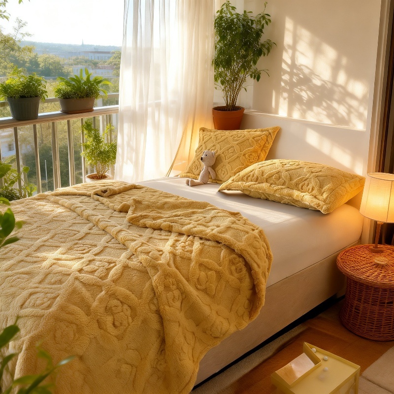 Soft Warm Coral Fleece Blanket