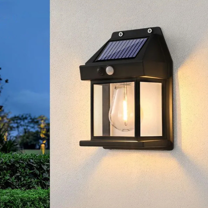 Solar lamp tungsten wall lamp