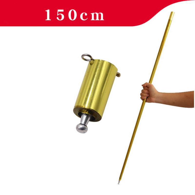 Telescopic deformation metal rod