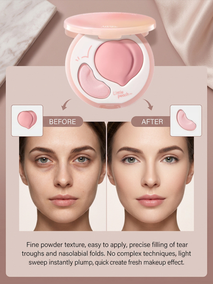 30-second tear trough dual-tone highlighter palette