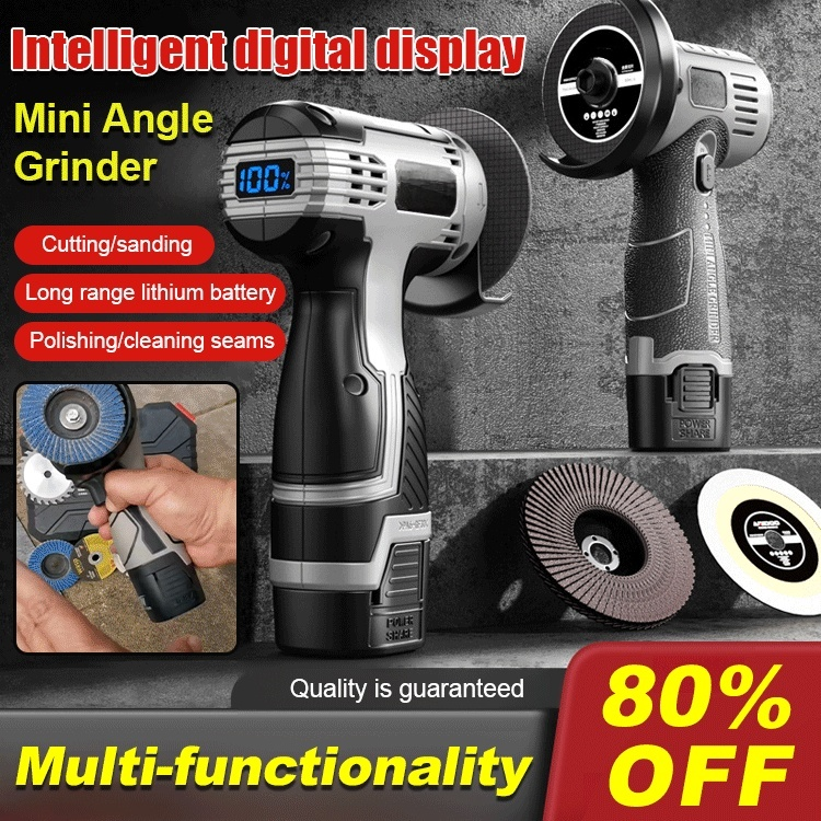 【Intelligent digital display】German multifunctional angle grinder