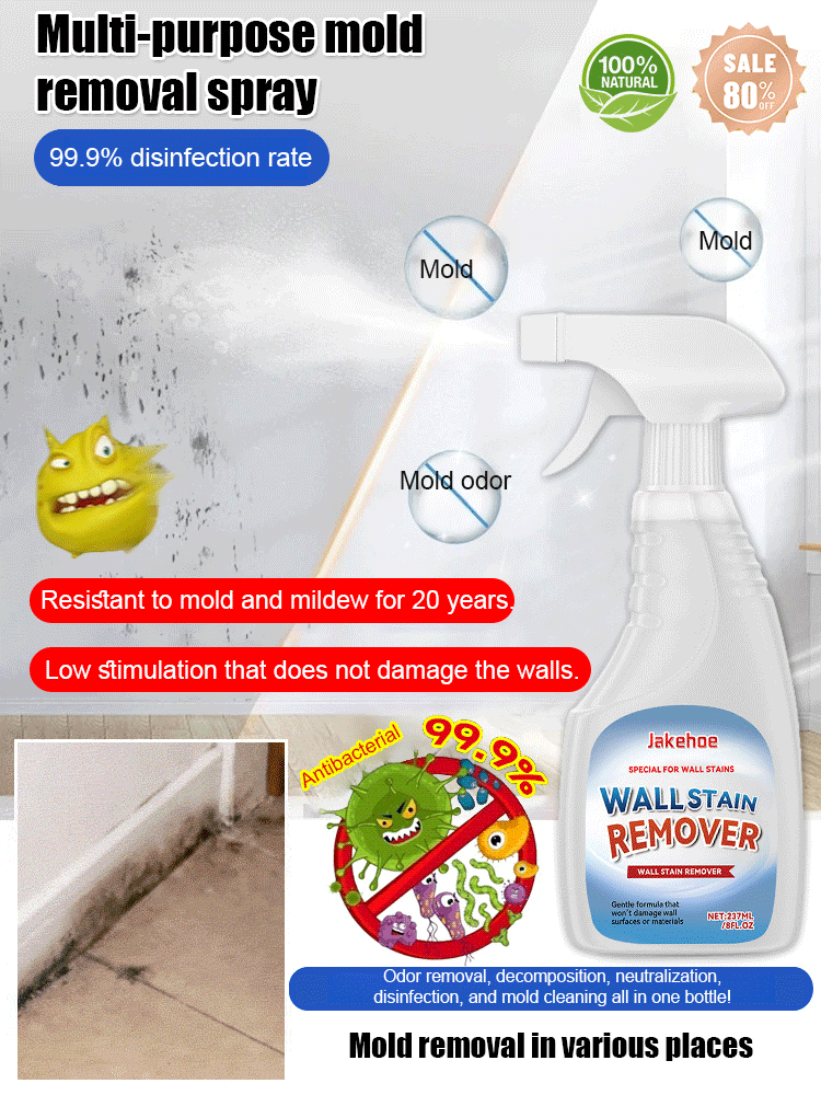 [No Wiping Required] Multi-functional Mold Removal Spray