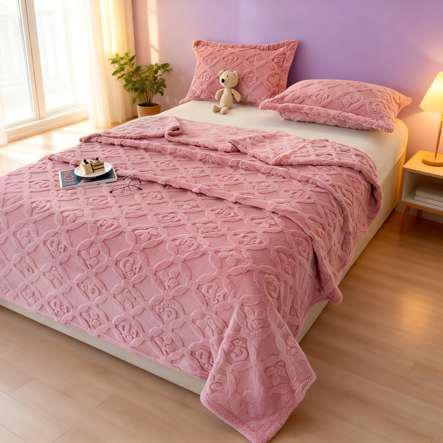 Soft Warm Coral Fleece Blanket