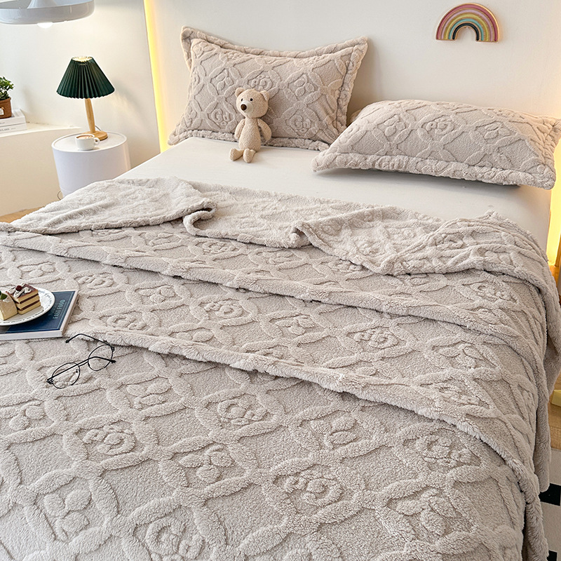 Soft Warm Coral Fleece Blanket