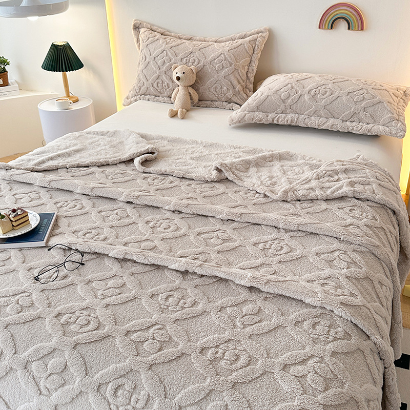 Soft Warm Coral Fleece Blanket