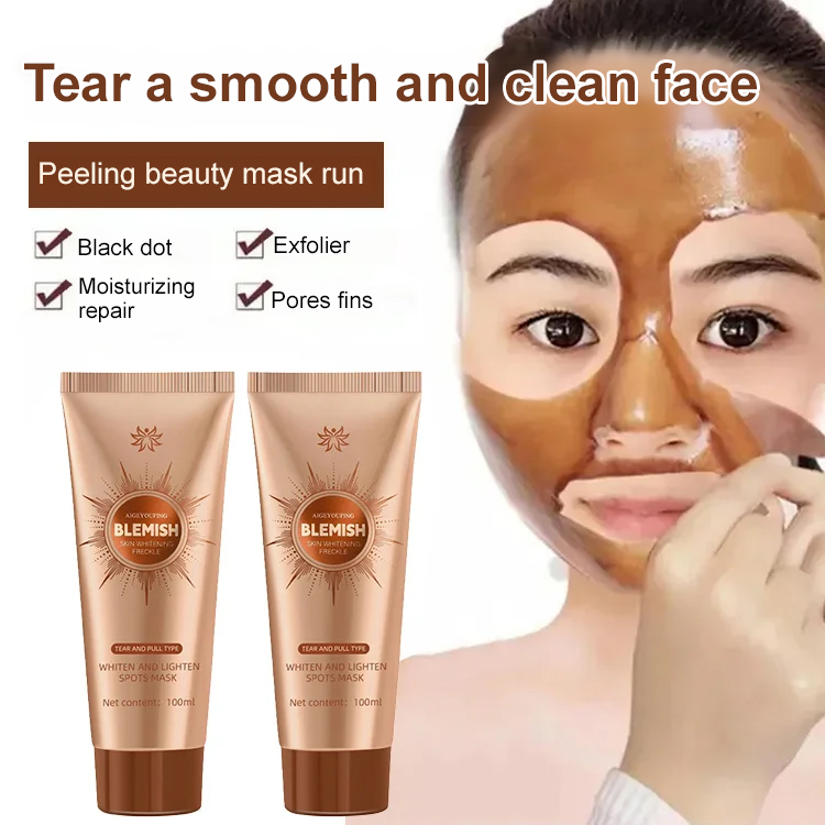 Whitening peel-off mask for sensitive skin