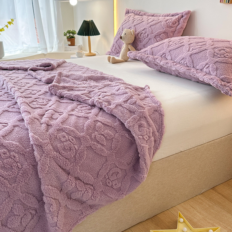 Soft Warm Coral Fleece Blanket