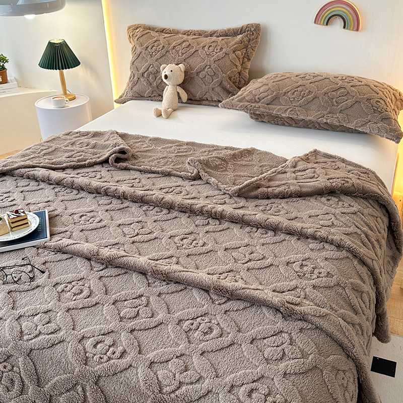 Soft Warm Coral Fleece Blanket