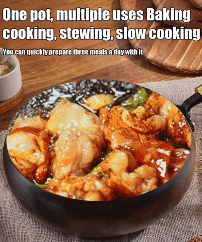 Iron replenishing non stick iron pot