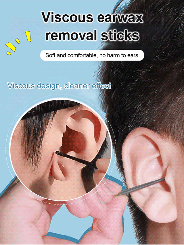 Disposable Adhesive Ear Cleaning Swab, Effortlessly Removes Dirt and Debris