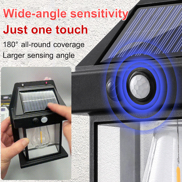 Solar lamp tungsten wall lamp